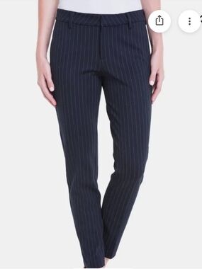 Liverpool Women's Pinstripe Ankle Cropped Pants